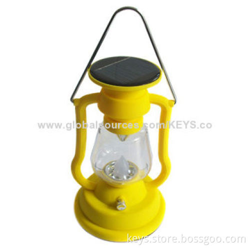 Solar panel, hand crank dynamo, 7 LED torch light flashlight camping lantern